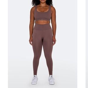 Set Active Legging and Bra - Pepper